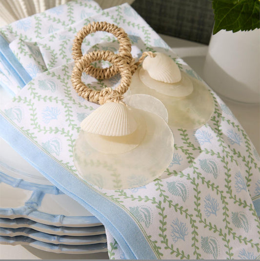 Set of 4 Shell Napkin rings