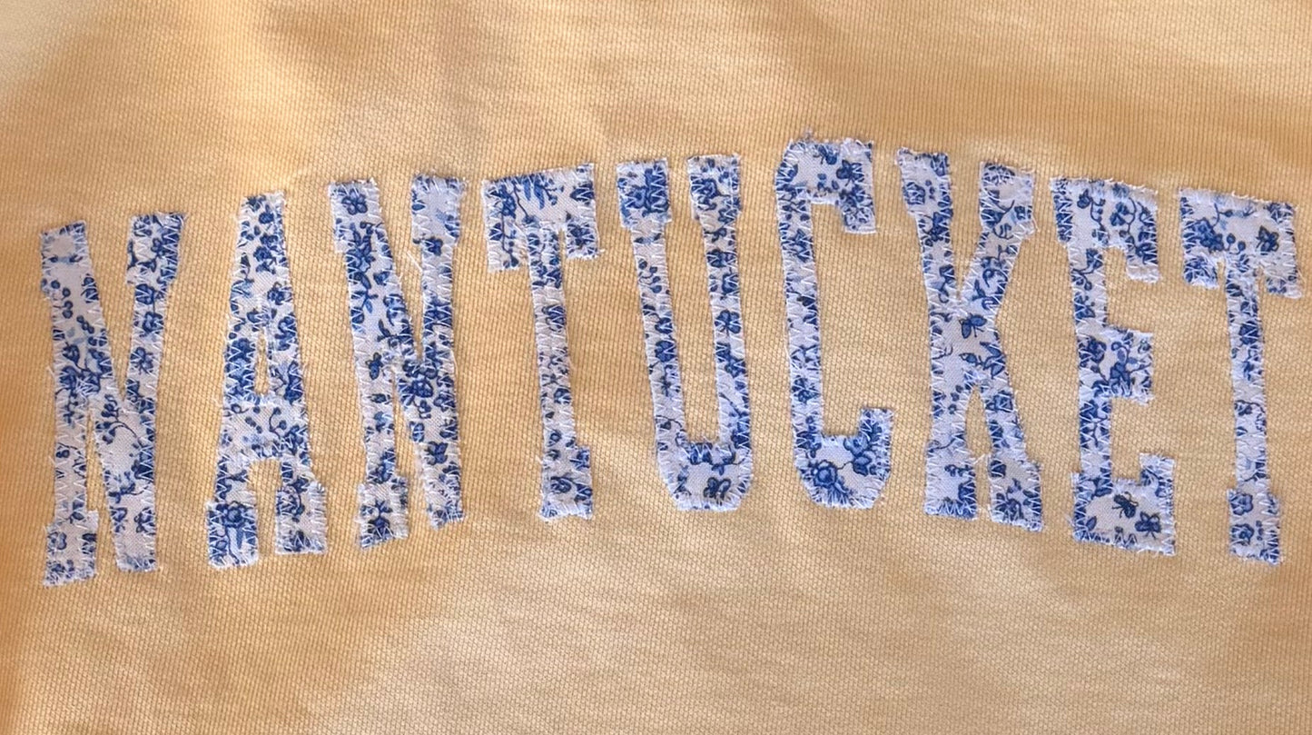 Nantucket Coastal Patch Crewneck