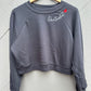 CROP RAGLAN NANTUCKET WITH HEART EMBROIDERY
