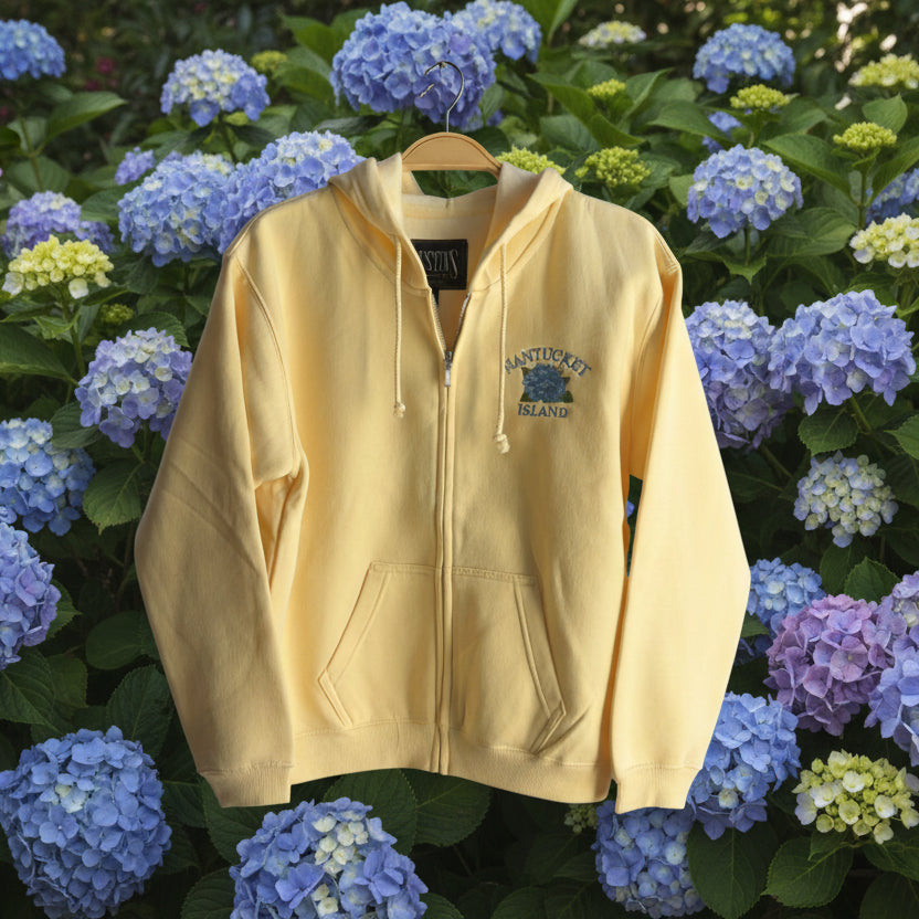 Hydrangea Full Zip Sweatshirt
