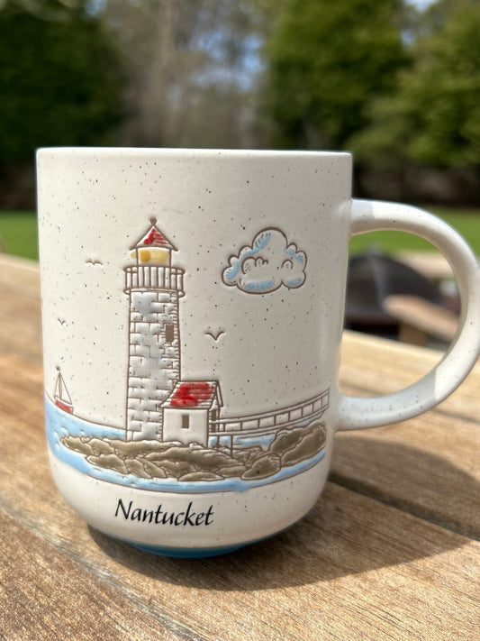 SEASIDE LIGHTHOUSE NANTUCKET MUG