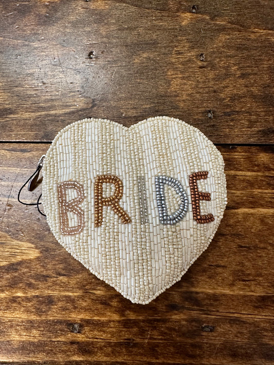 HEART SHAPED POUCH FOR BRIDES