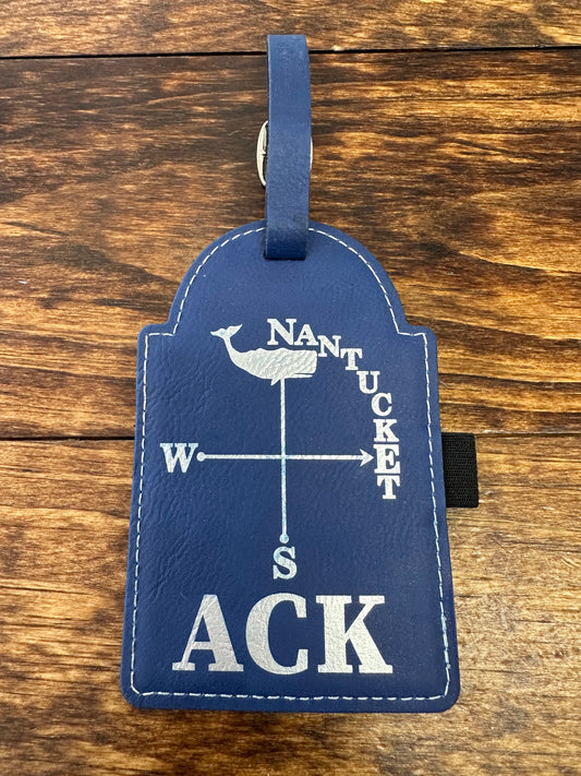 NANTUCKET GOLF TAG NSEW WHALE