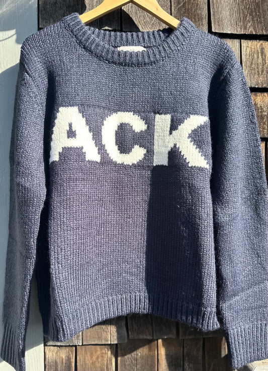 OVERSIZED WOOL CREW ACK