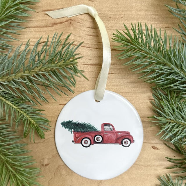 TREE TRUCK ORNAMENTS