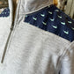 Quarter zip with Nantucket Icon