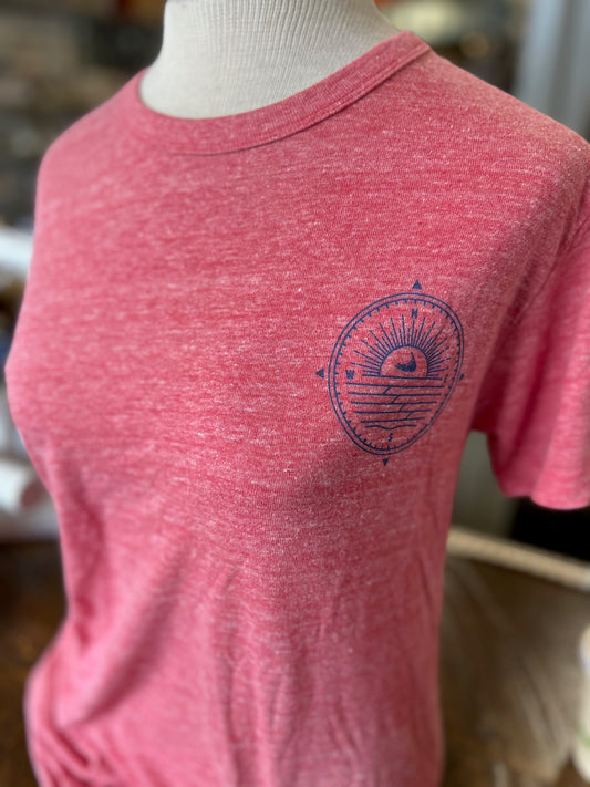 Nantucket Red compass T-shirt