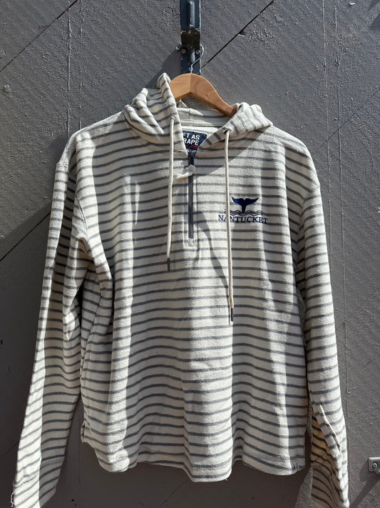 Whale Tail Nantucket Striped hood