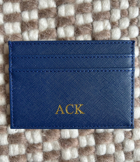 Gold Embossed Card Case