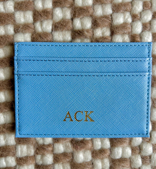 Gold Embossed Card Case