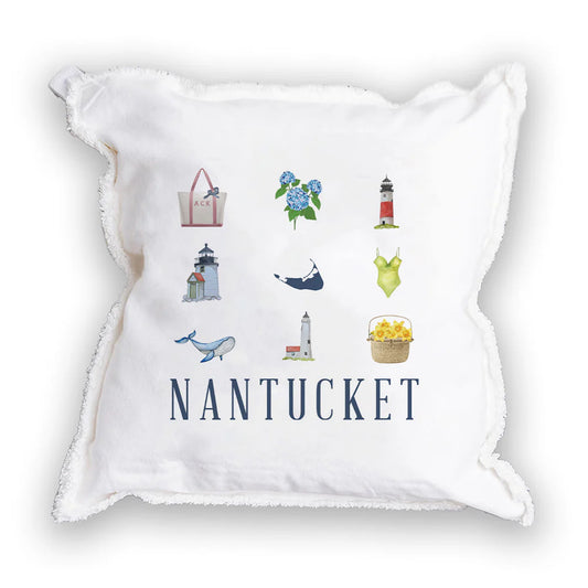 Nantucket Icon Square Pillow