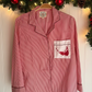 Red Striped Nantucket Map Pajama Set