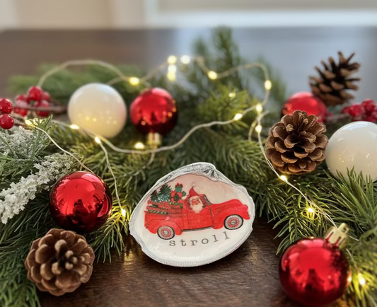 Santa Truck Stroll Clam Shell