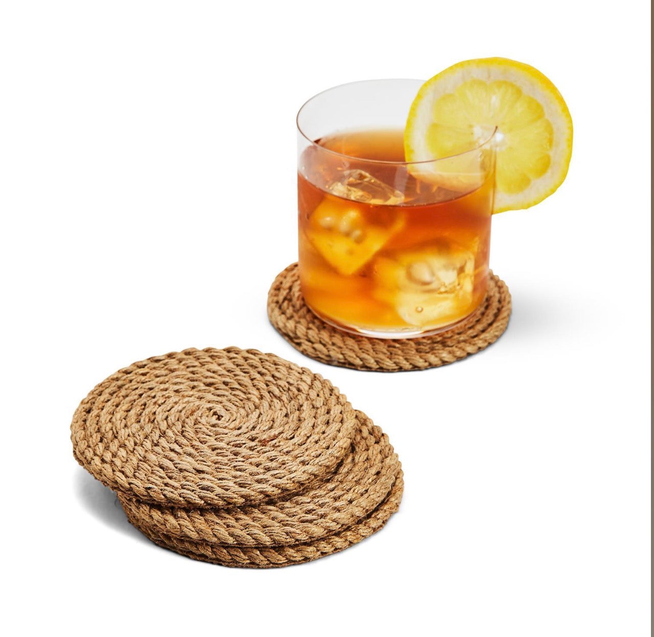 S/4 JUTE COASTERS