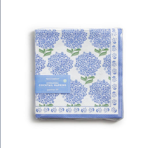 HYDRANGEA PAPER NAPKINS