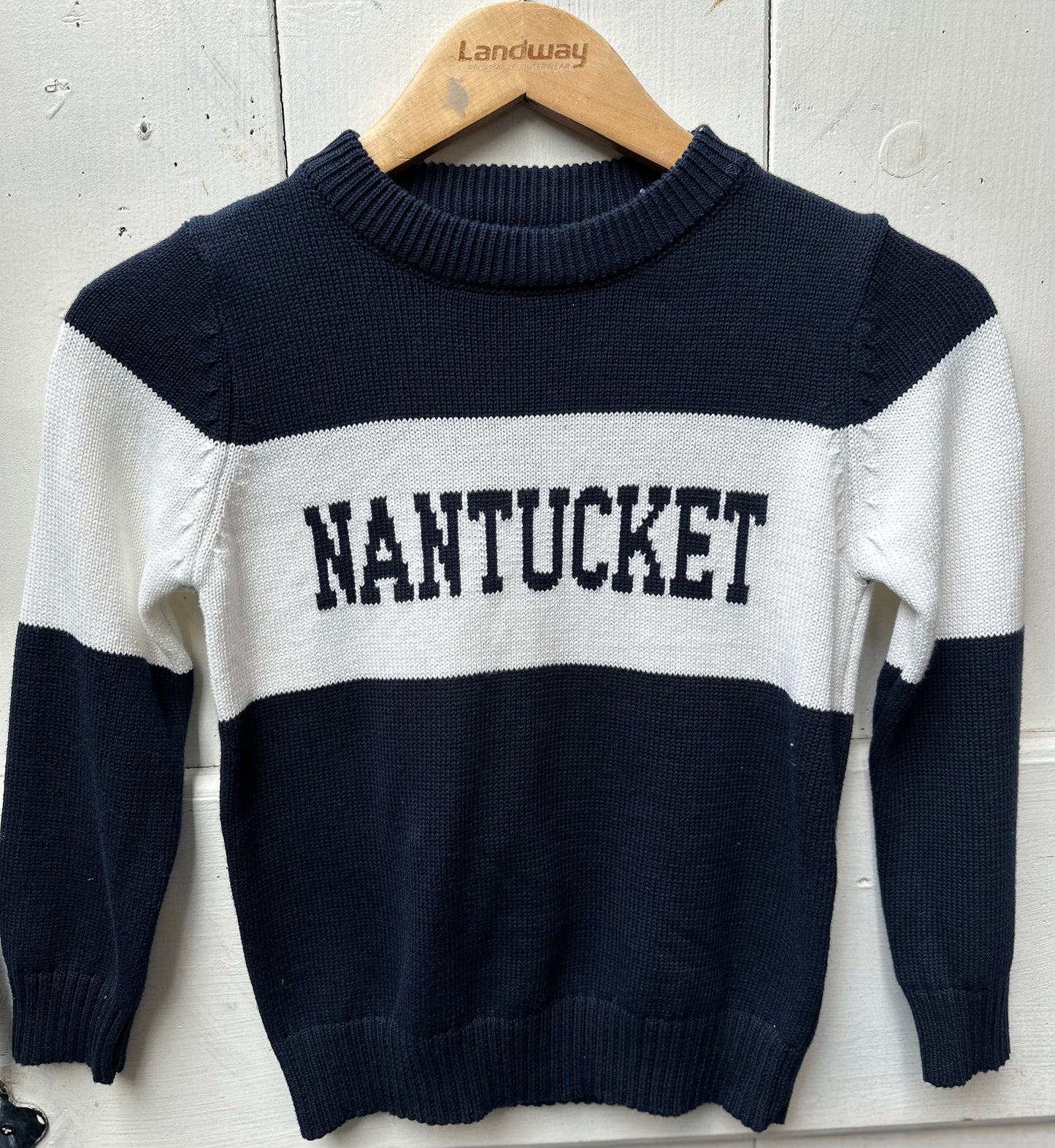 YOUTH NAVY/ WHITE SWEATER