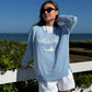 Nantucket Vneck Script Sweater