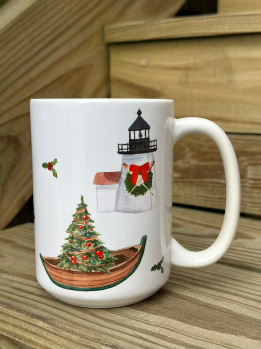 Nantucket Christmas Mug