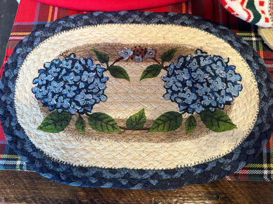 OVAL HYDRANGEA JUTE TRIVIT