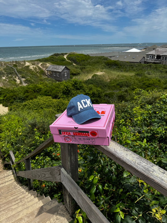 Navy ACK Chenile Hat