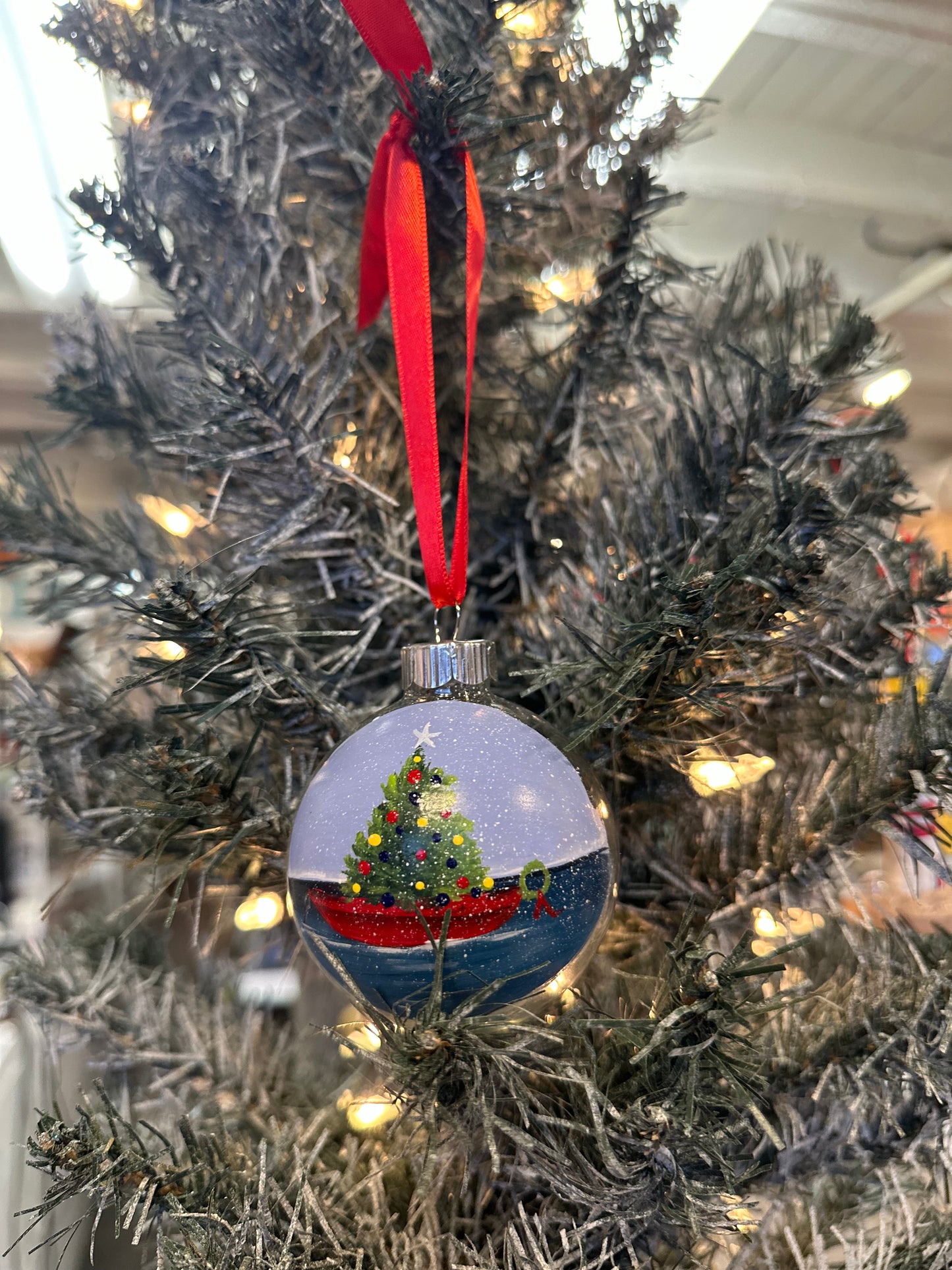 Red Dory Ornament