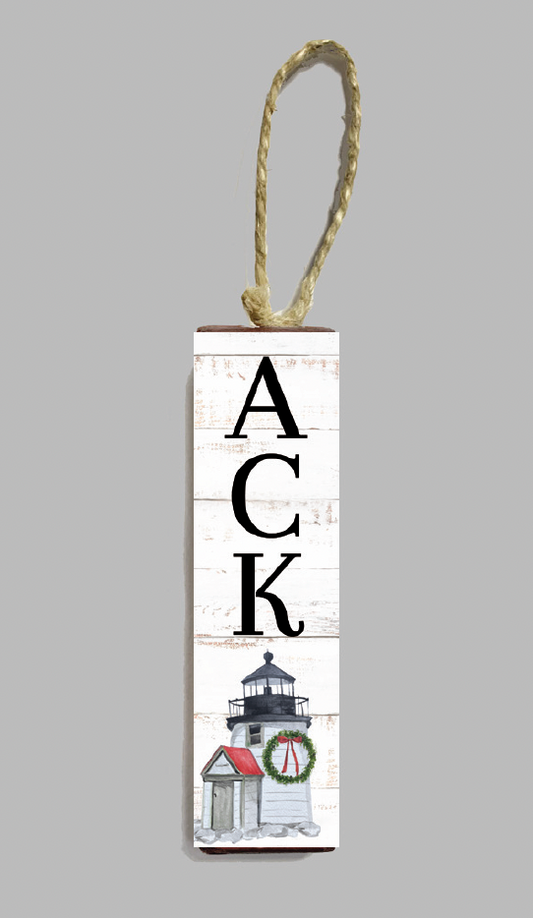 NANTUCKET HOLIDAY LIGHTHOUSE ORNAMENT