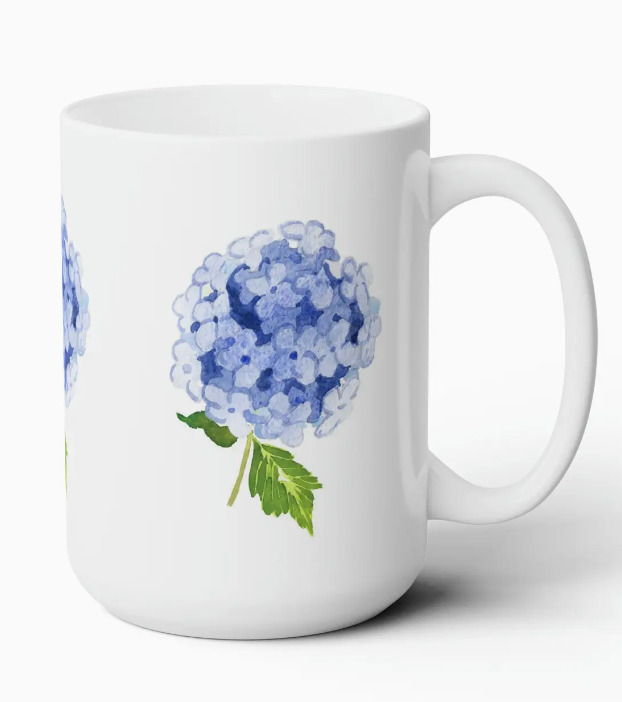 HYDRANGEA CERAMIC MUG