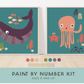 Ocean Animals Paint By Number Kit for Kids
