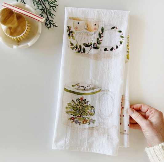Christmas Mug Tea towel