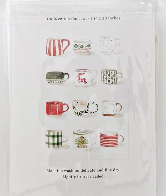 Christmas Mug Tea towel