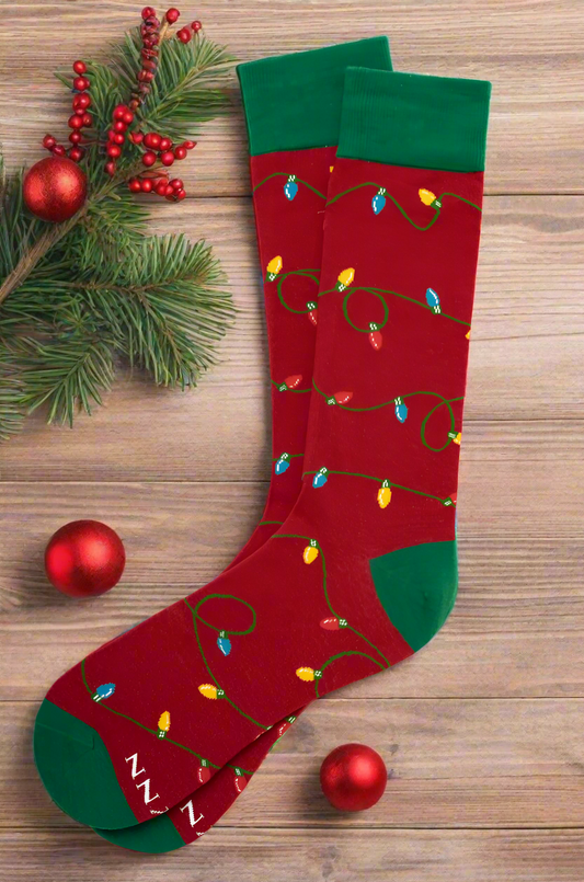 Light Up my Life Christmas Socks