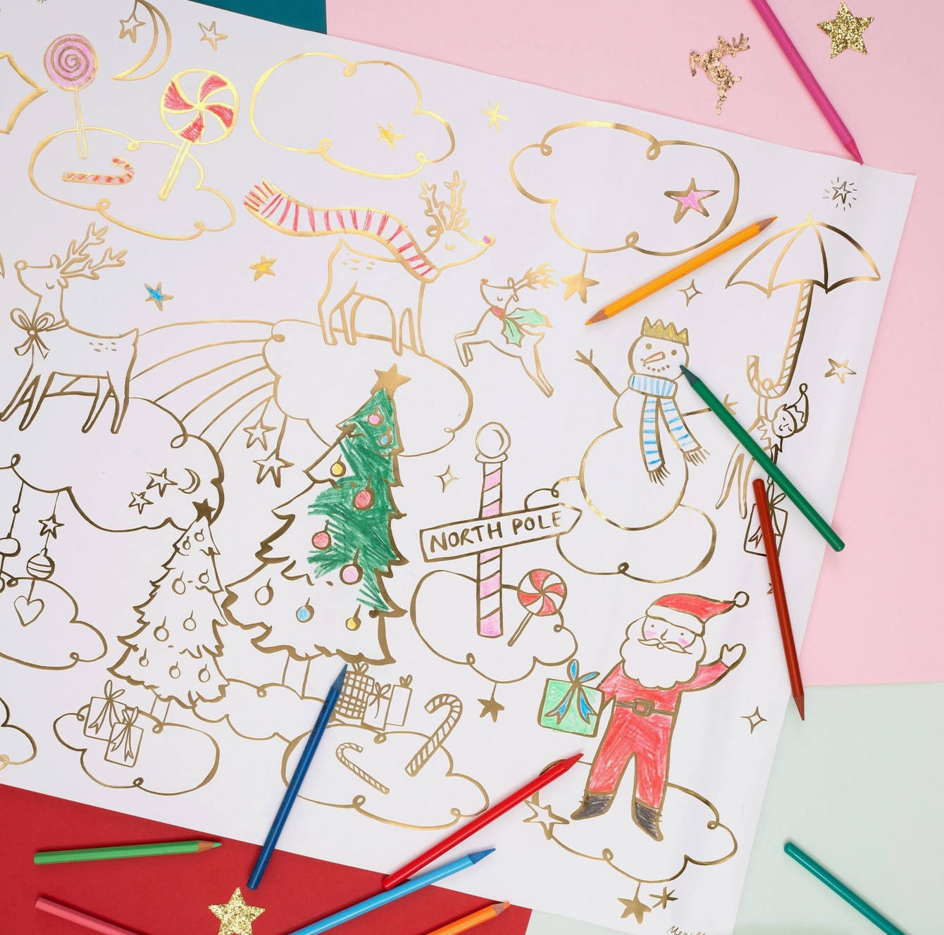 Christmas Colouring posters