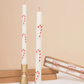 Candy cane table candles