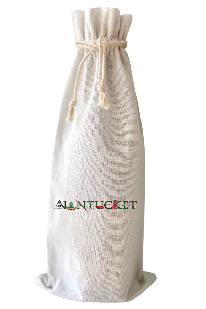 NANTUCKET CHRISTMAS WINE BAG