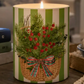 Holiday Candle  Tartan & Pine Christmas Basket