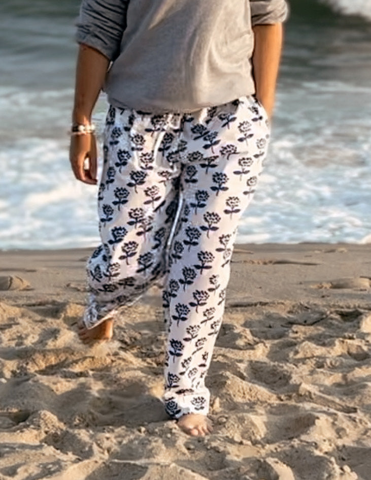 HYDRANGEA PAJAMA PANTS