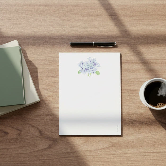 Hydrangea Bloom Notepad