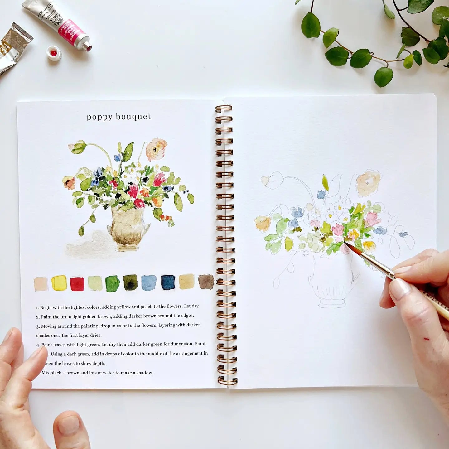 BOUQUET WATERCOLOR BOOK