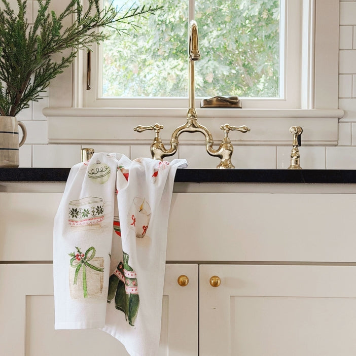 Classic Christmas Tea Towel
