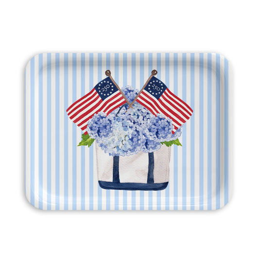 Large tray  Freedom Tote with Hydr and Flags