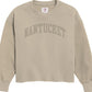 REVERSE FLEECE OVERSIZED NANTUCKET ARCH CREW NECK