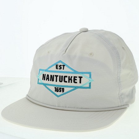 LINEN CHILL HAT WITH NANTUCKET EST 1659