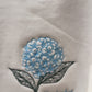 Hydrangea Embroidered Crew