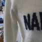 Fuzzy Fitted Crop Nantucket Crew Neck
