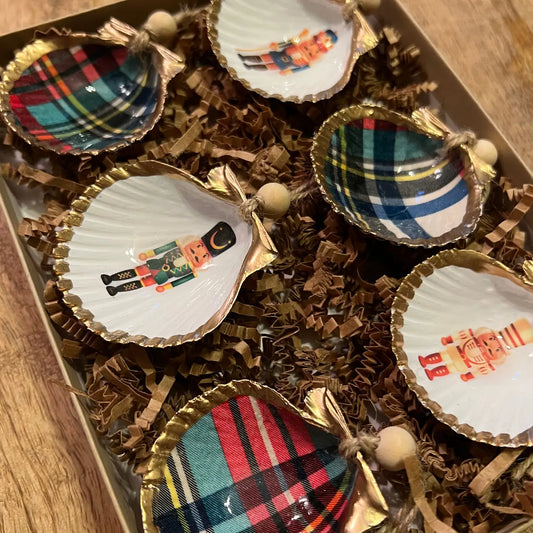 Nutcracker Tartan Set Ornament