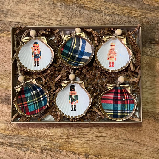 Nutcracker Tartan Set Ornament