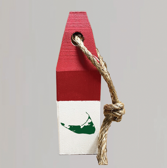 NANTUCKET MAP LARGE BUOY