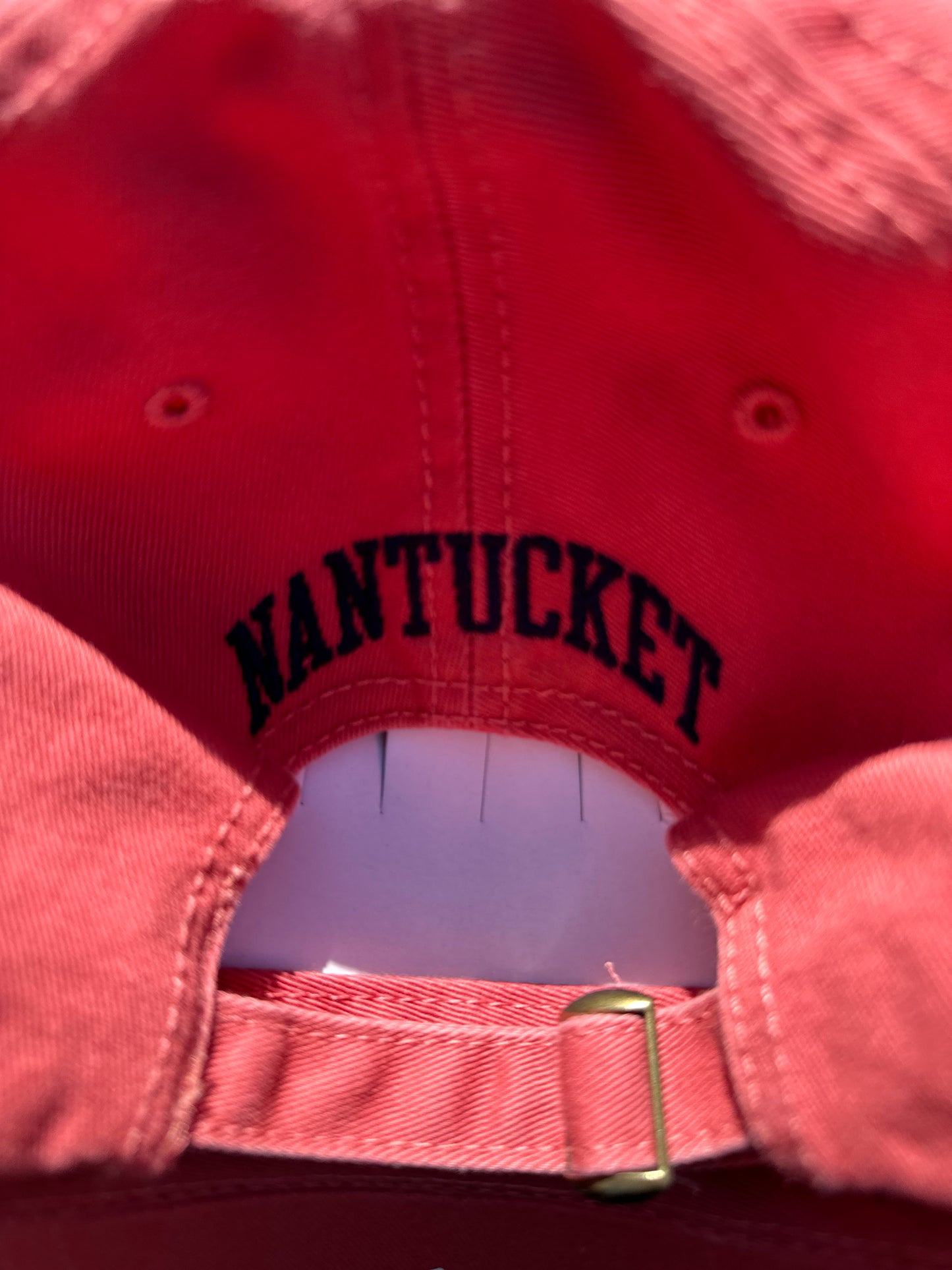 NANTUCKET RED HAT WITH MAP