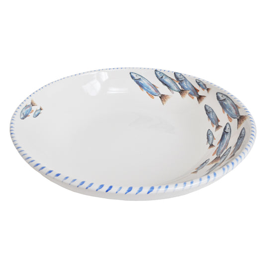 SCHOOL OF FISH SERVING BOWL LARGE